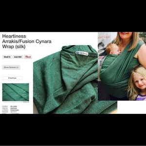 Heartiness Silk/Cotton Cynara Woven Wrap - size 6